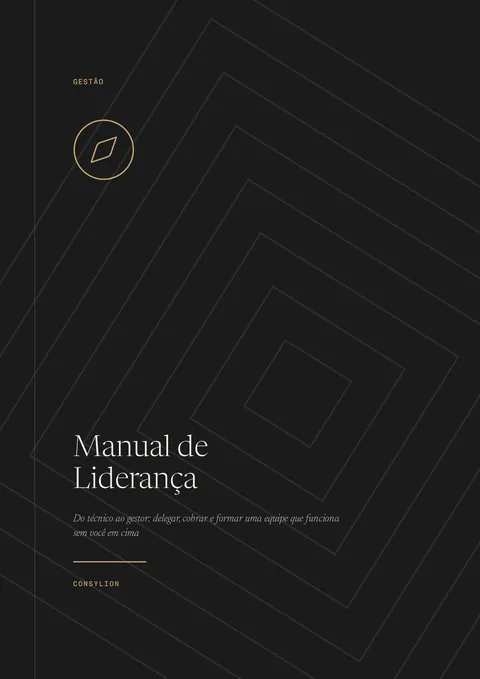 Capa: Manual de Liderança