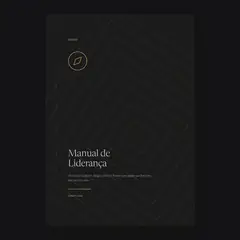 Capa: Manual de Liderança