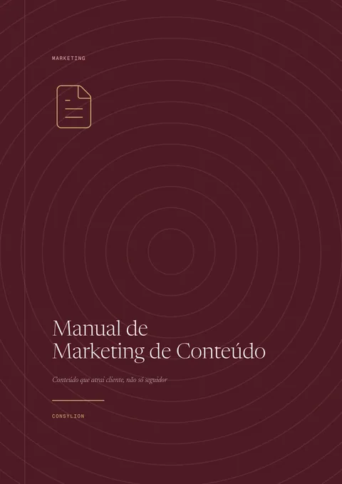 Capa: Manual de Marketing de Conteúdo