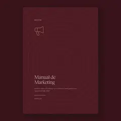 Capa: Manual de Marketing