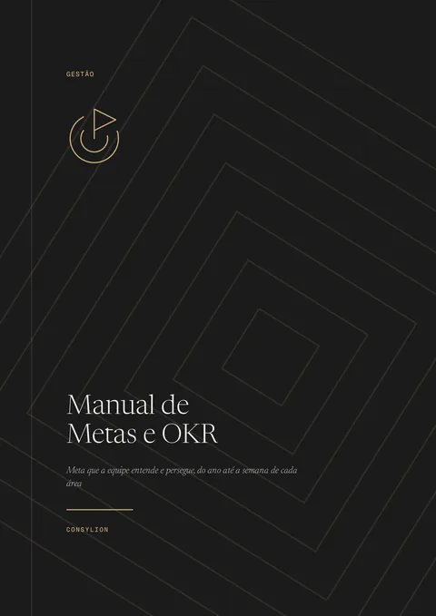 Capa: Manual de Metas e OKR