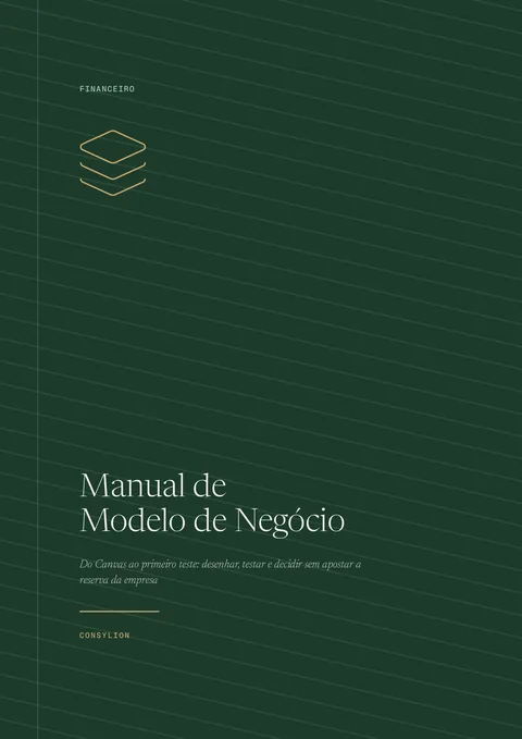 Capa: Manual de Modelo de Negócio