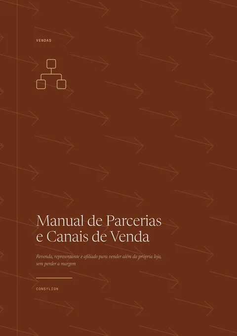 Capa: Manual de Parcerias e Canais de Venda