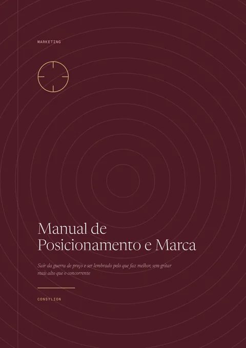 Capa: Manual de Posicionamento e Marca