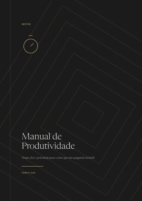Capa: Manual de Produtividade