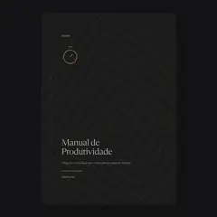 Capa: Manual de Produtividade