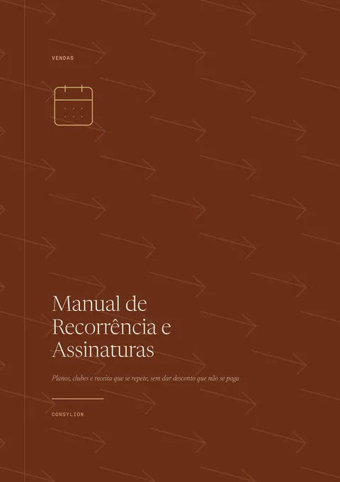 Capa: Manual de Recorrência e Assinaturas