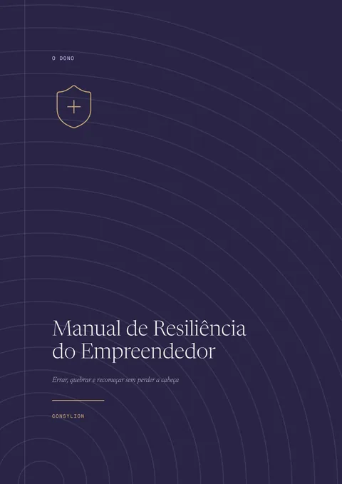 Capa: Manual de Resiliência do Empreendedor