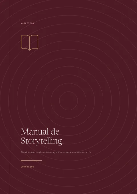 Capa: Manual de Storytelling