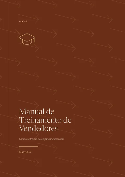 Capa: Manual de Treinamento de Vendedores