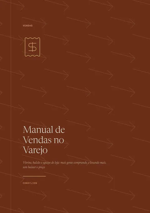 Capa: Manual de Vendas no Varejo