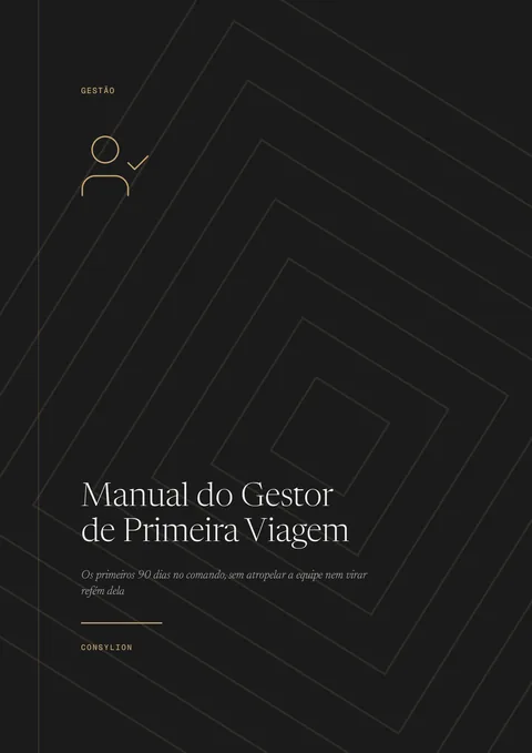 Capa: Manual do Gestor de Primeira Viagem