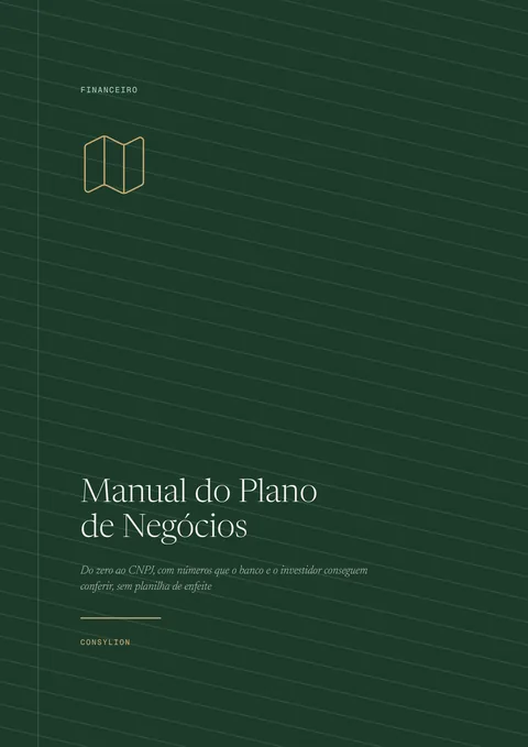 Capa: Manual do Plano de Negócios