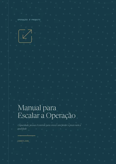Capa: Manual para Escalar a Operação