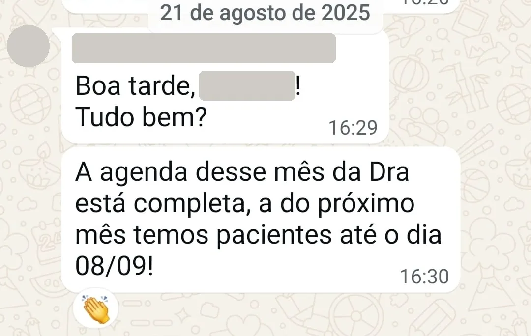 Agenda do mês completa